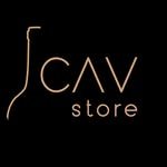 Logotipo da Cavy Store com design sofisticado em tons dourado e cinza, representando exclusividade, luxo e modernidade no mercado premium.